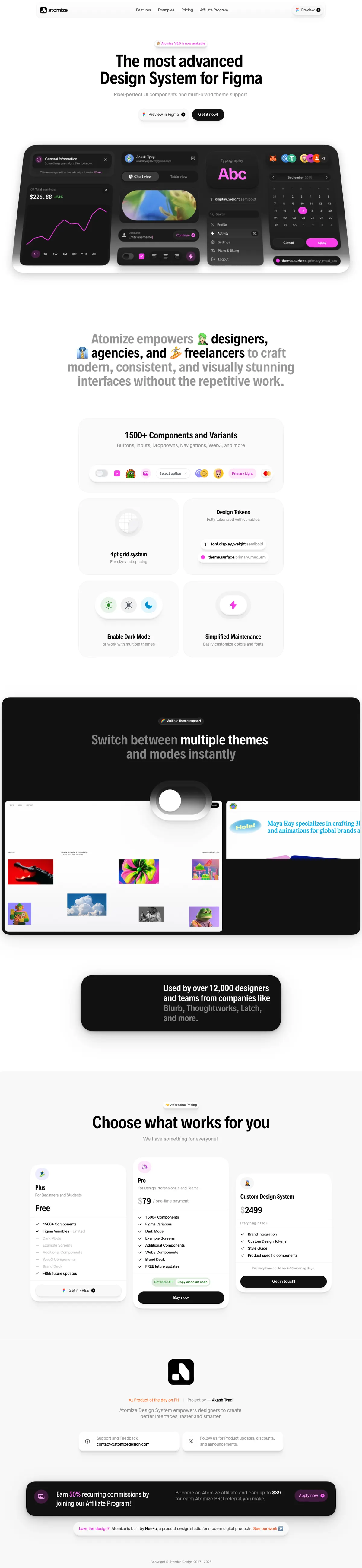 Atomize Design System v 3.0